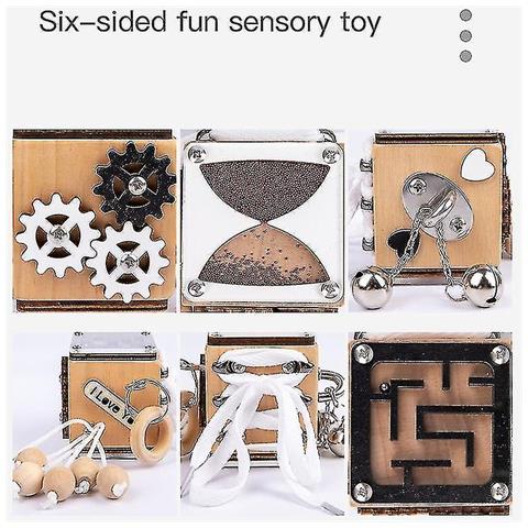 NOLITOY Busy Board Montessori in Legno per Anni Gioco Sensoriale