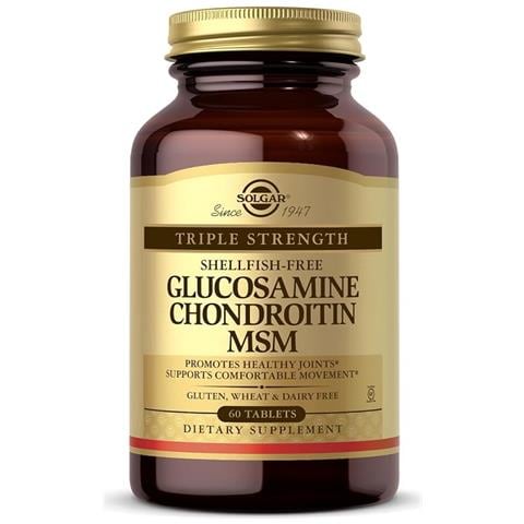 Glucosamina Condroitina Msm A Tripla Forza (senza Conservanti) 60 Compresse Solgar - Foto 2