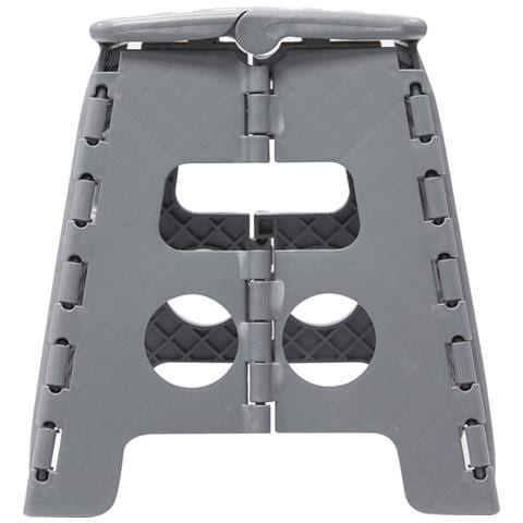 Tb-032-g Sgabello Pieghevole Multiuso, 32 Cm Di Altezza, Grigio - Foto 3