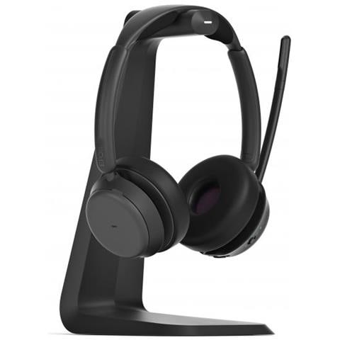 Impact 1061 Anc Auricolare Wireless A Padiglione Ufficio Bluetooth Base Di Ricarica Nero - Foto 6