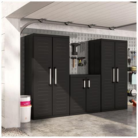 Armadietto Alto Detroit Xl Nero - Foto 1