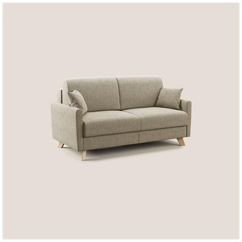 Edgar Divano letto matrimoniale in tessuto felis impermeabile T03 180 cm (mat. 140x197) beige - Foto 1