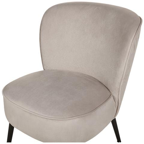 Poltrona Velluto Grigio Talpa Voss - Foto 8