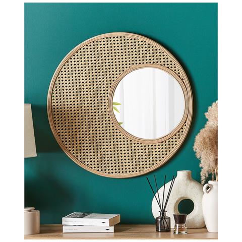 Specchio Palau Rattan Naturale - Foto 1