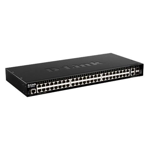DGS-1520-52/E switch di rete Gestito L3 10G Ethernet (100/1000/10000) 1U Nero - Foto 1
