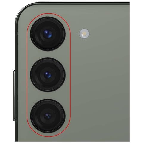 Lente Fotocamera Posteriore Con Base Galaxy S23 Originale, Verde Scuro - Foto 4