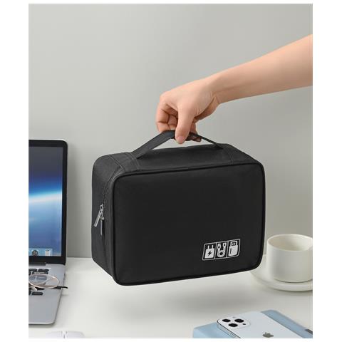 Borsa Organizer Digitale A Triplo Strato Black - Foto 3