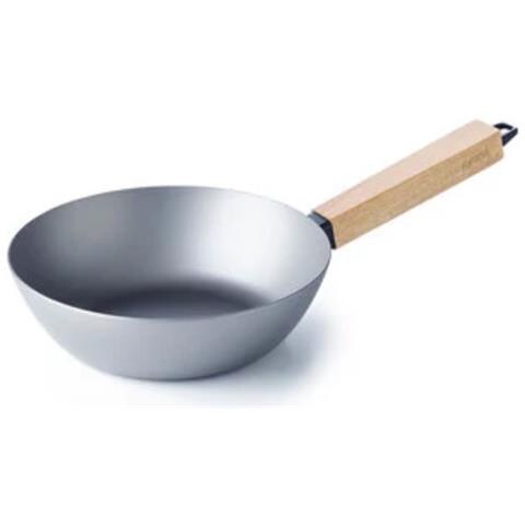 Padella Wok In Acciaio Al Carbonio Grigio Da 20 Cm - 13970244 - Foto 2