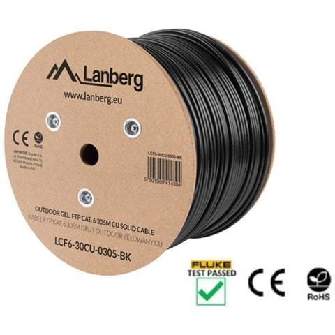 LCF6-30CU-0305-BK cavo di rete Nero 305 m Cat6 - Foto 2