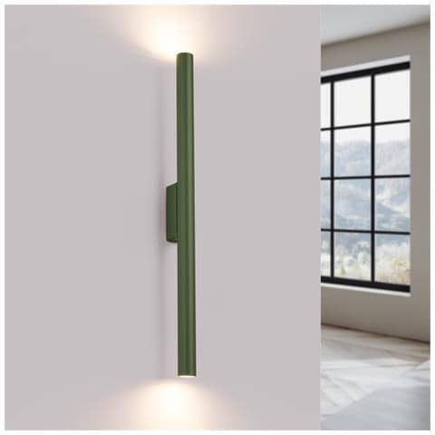 Lampada Da Parete Pastelo 2 Verde Oliva Sl. 1523 - Moderno Lampada Da Parete Verde Oliva 50x2.5x5 Cm - Foto 8