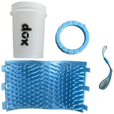 Pulisci Le Zampette Del Tuo Cane In Silicone Blu - Facile E Veloce 15x10 Cm - Foto 2