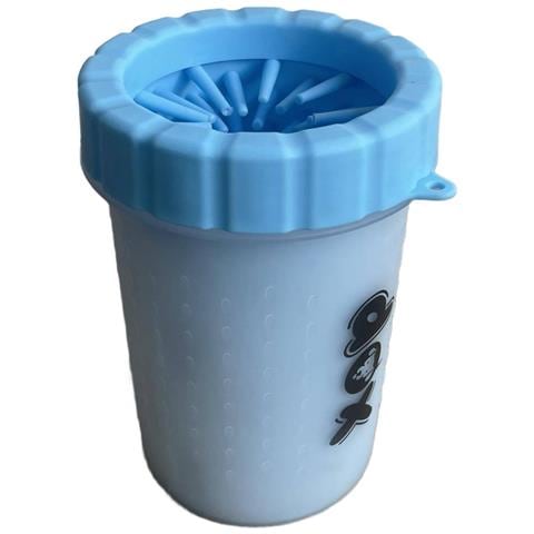 Pulisci Le Zampette Del Tuo Cane In Silicone Blu - Facile E Veloce 15x10 Cm - Foto 4