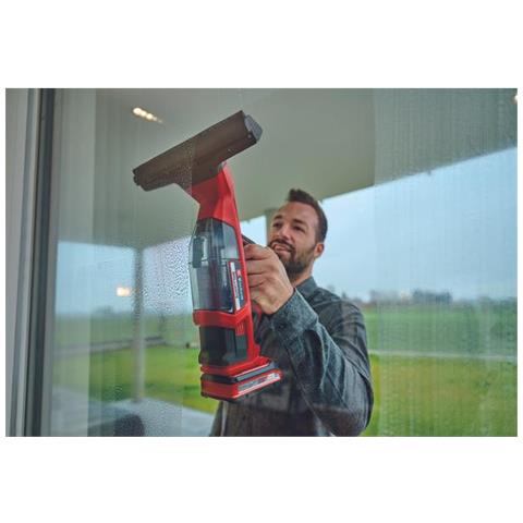 Brillianto Pulitore Di Finestra Elettrico 0,3 L Nero, Rosso - Foto 2