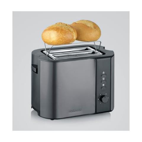 AT 9573 tostapane 2 fetta /e 800 W Antracite, Nero - Foto 2