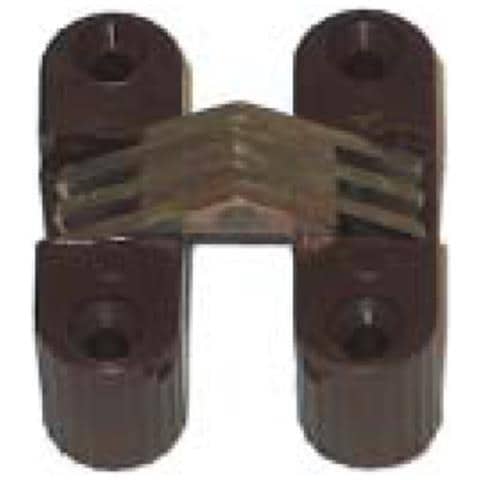 Mobilia - Cerniera Invisibile Acciaio/plastica Marrone 25x80mm - Foto 1