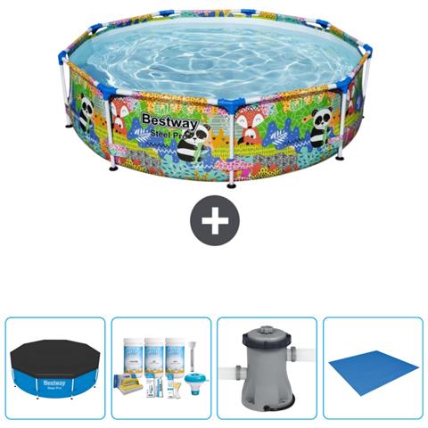 Piscina Fuori Terra - In Giro - 274x66 Cm - Multi - Include Accessori Coordinati Cb1 - Foto 1