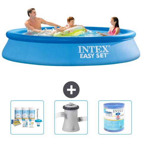 Piscina Fuori Terra - In Giro - 305x61 Cm - Blu - Include Accessori Coordinati A445 - Foto 1