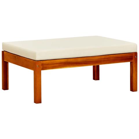 Lusso Casadino - Panca Giardino Con Baldacchino E Poggiapiedi Massello Di Acacia - Foto 8