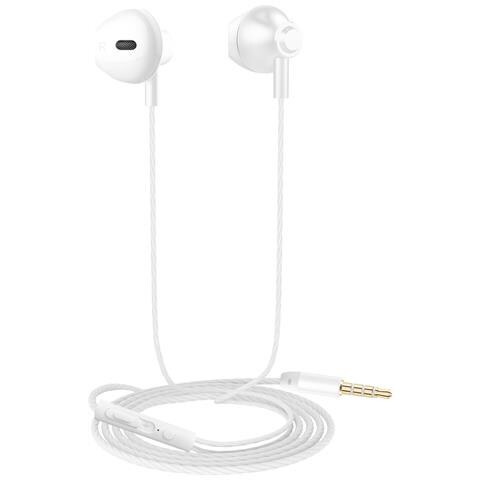Cuffie Con Filo Jack 3,5 Mm Con Microfono Integrato, Bianco - Foto 5