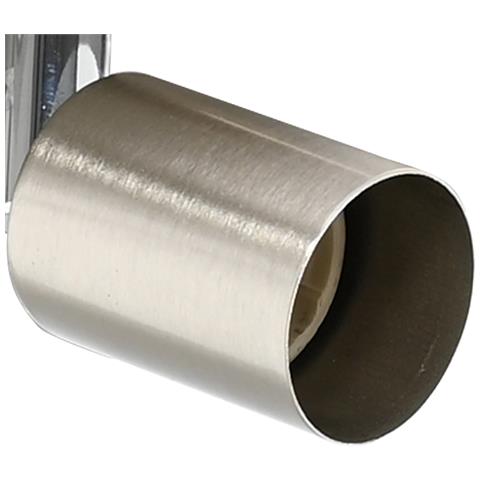 Faretti da soffitto 2 Vie Regolabile Nichel Spazzolato GU10 - Foto 9