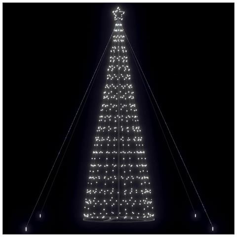 Albero di Natale a LED 1534 LED Bianco Freddo 503 cm - Foto 2
