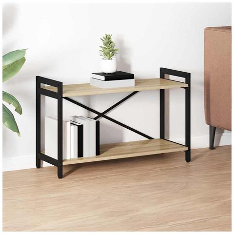 Libreria rovere sonoma 80 x 30 x 48.5 cm Legno multistrato - Foto 2