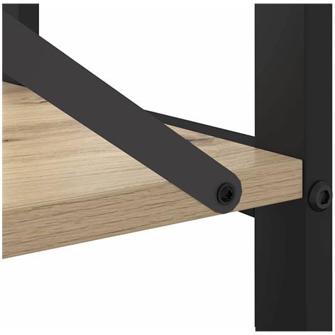 Libreria rovere sonoma 80 x 30 x 48.5 cm Legno multistrato - Foto 9