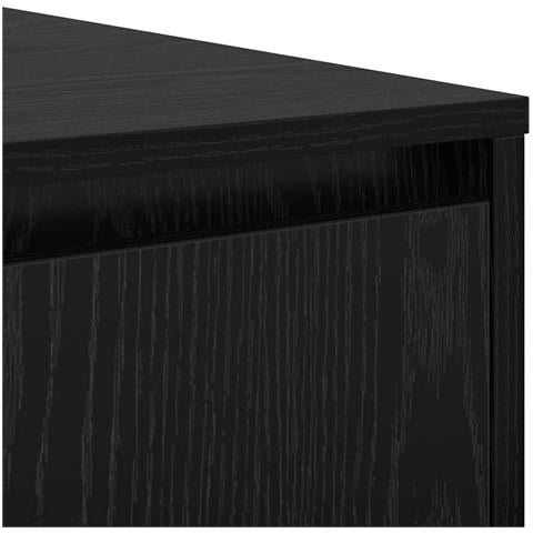 Tavolino da salotto with Drawer Rovere nero 80 x 80 x 31 cm - Foto 9