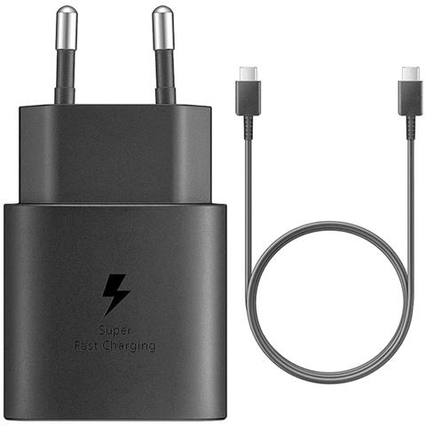 Samsung Caricabatterie Fast Charging Originale Rapido Casa Da Rete Usb-c Type C Ep-ta800 25w Black - Foto 1
