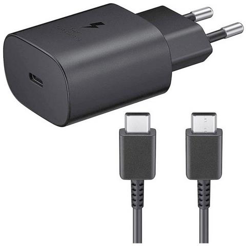 Samsung Caricabatterie Fast Charging Originale Rapido Casa Da Rete Usb-c Type C Ep-ta800 25w Black - Foto 4