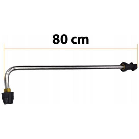 Lancia Ugello Angolare 90° 80 Cm - Compatibile Con Idropulitrice Kärcher K2-k7 | Pressione Max 160 Bar | Filettatura M18 - Foto 6