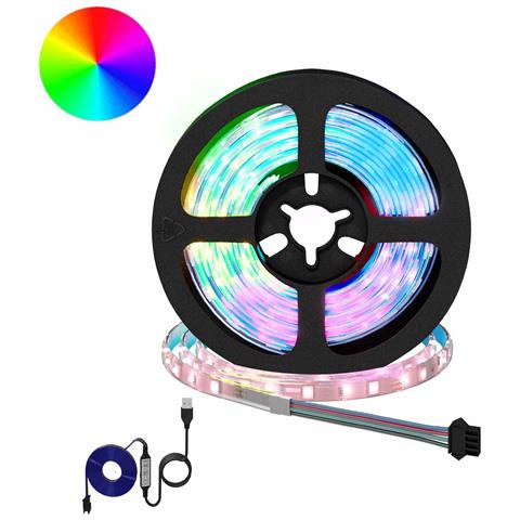 Striscia LED 12 pcs Nero e trasparente 950 mm Rame e plastica - Foto 1