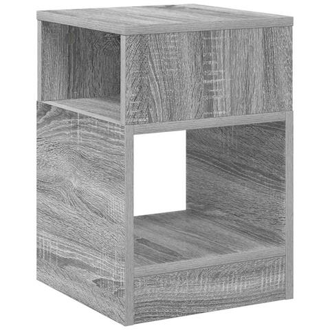 Tavolino Grigio Sonoma 30,5 x 30 x 45 cm Legno multistrato - Foto 1