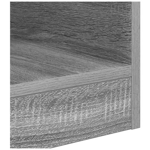 Tavolino Grigio Sonoma 30,5 x 30 x 45 cm Legno multistrato - Foto 9