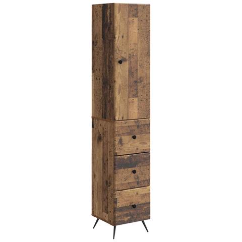 Set di armadi 2 pcs Legno antico 34,5 x 34,5 x 90 cm - Foto 1