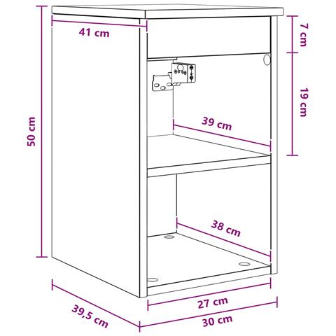 Armadio Bagno In-between Legno antico 30 x 35 x 50 cm - Foto 7