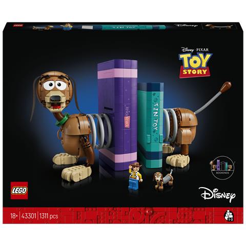 Disney | Pixar 43301 Fermalibri di Slinky Toy Story, Kit di Modellismo per Adulti con 2 Figure, Regalo Creativo per Fan - Foto 1