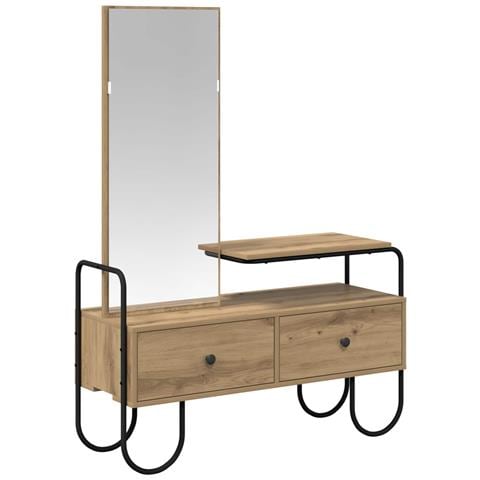 Tavolo da Trucco Rovere Artigianale Legno ingegnerizzato - Foto 1