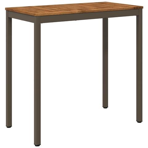 Tavolo Bar da Giardino Naturale e Caffè 108,5 x 55 x 105 cm - Foto 1