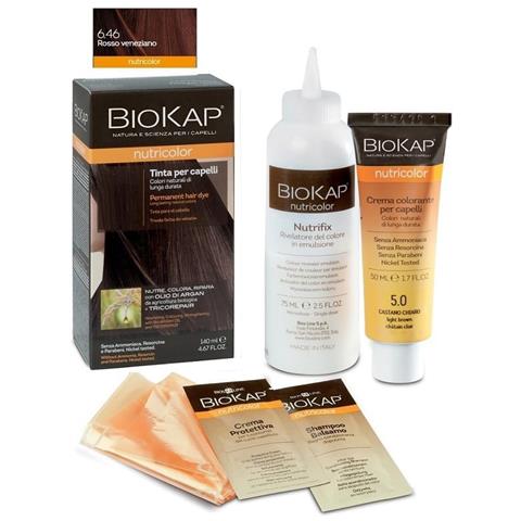 Biokap Nutricolor 6,46 Rosso Veneziano Tinta Tubo + Flacone - Foto 1