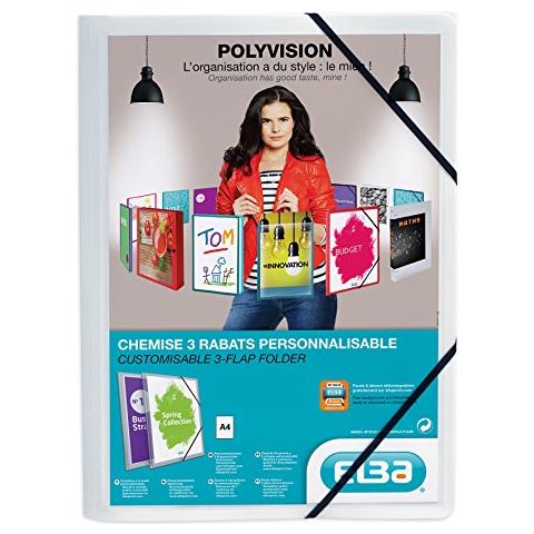 Cartelle 3 Lembi personalizzabile Polyvision - Bianco - 100209071 - Foto 1