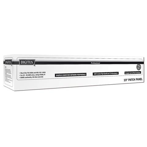 Pannello Patch 19" Non Schermato Utp 48 Porte 8 Poli Rj45 Per Reti Categoria 6 - 2 Unita' - Foto 4