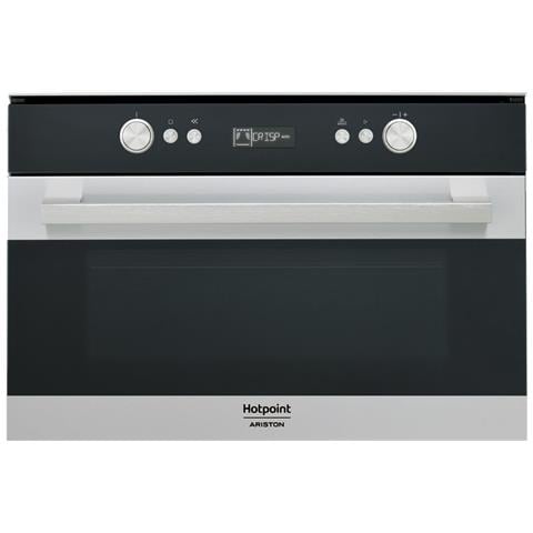 HOTPOINT Forno a Microonde Combinato da Incasso MD 764 IX HA con Grill Capacità 31 Litri Potenza 1000 Watt Colore Nero e Inox HOTPOINT Forno a Microonde Combinato da Incasso MD 764 IX HA con Grill Capacità 31 Litri Potenza 1000 Watt Colore Nero e Inox
