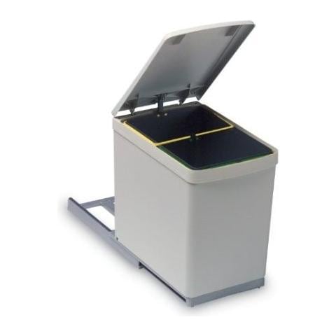 Pattumiera Estraibile Ad Incasso Art. 283 Grigio Chiaro - Foto 1