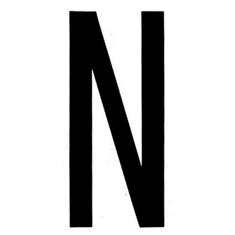 Letteranades. T-6 8x3,5 Cm Nera - Foto 1