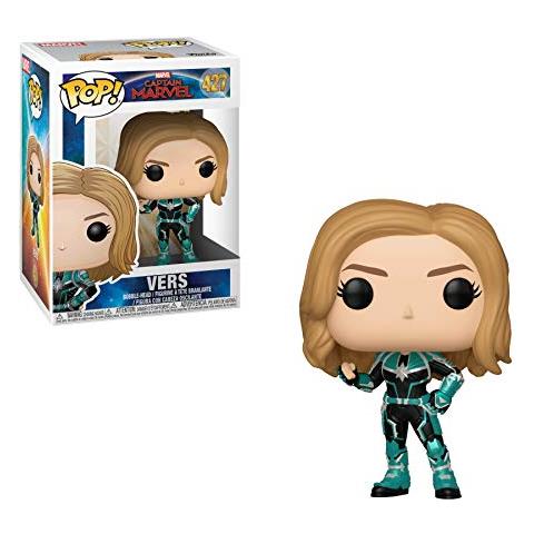 Action Figure Funko Pop! Marvel: Captain Marvel - Vers - Foto 1