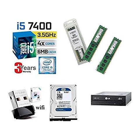 Pc Desktop Completo Intel I5-7400 3,5ghz 7° Gen / windows 10 Pro 64 Bit / grafica Intel 1gb 1080p 4k / wifi 150mbps / hd 1tb Sata Iii / ram 16gb Ddr4 2400 Mhz / 3.0 Hdmi Vga Dvi Gaming R3.0 Grafica, editing, 4k - Foto 4