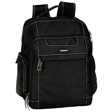 Black Computer Backpack Cartella, 36 Cm, Nero (black)  - Foto 1