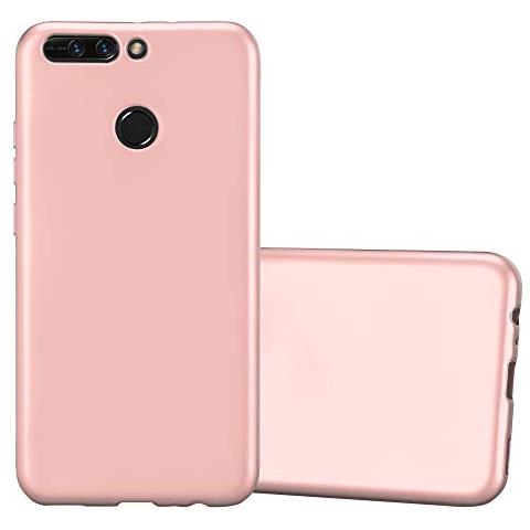 Custodia Compatibile Con Honor 8 Pro In Oro Rosa Metallico - Coperchio Protettivo In Silicone Tpu Flessibile - Foto 1