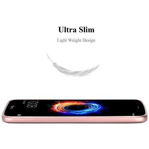 Custodia Compatibile Con Honor 8 Pro In Oro Rosa Metallico - Coperchio Protettivo In Silicone Tpu Flessibile - Foto 2